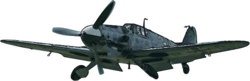 Messerschmidt Bf109G Airplane Clipart