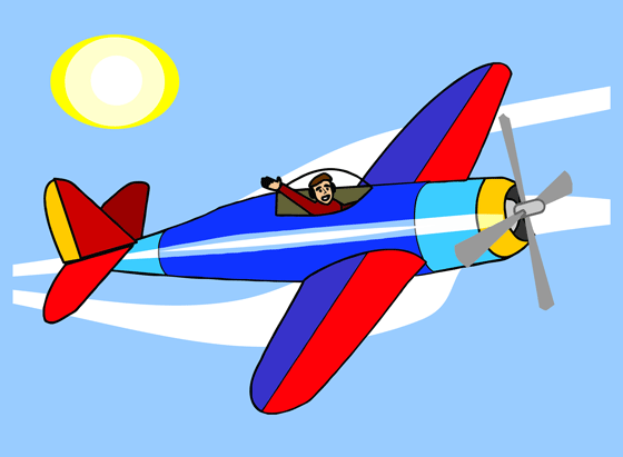 Small Airplane In Blue Sky Download Png Clipart
