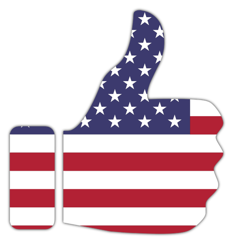 Thumbs Up America Clipart