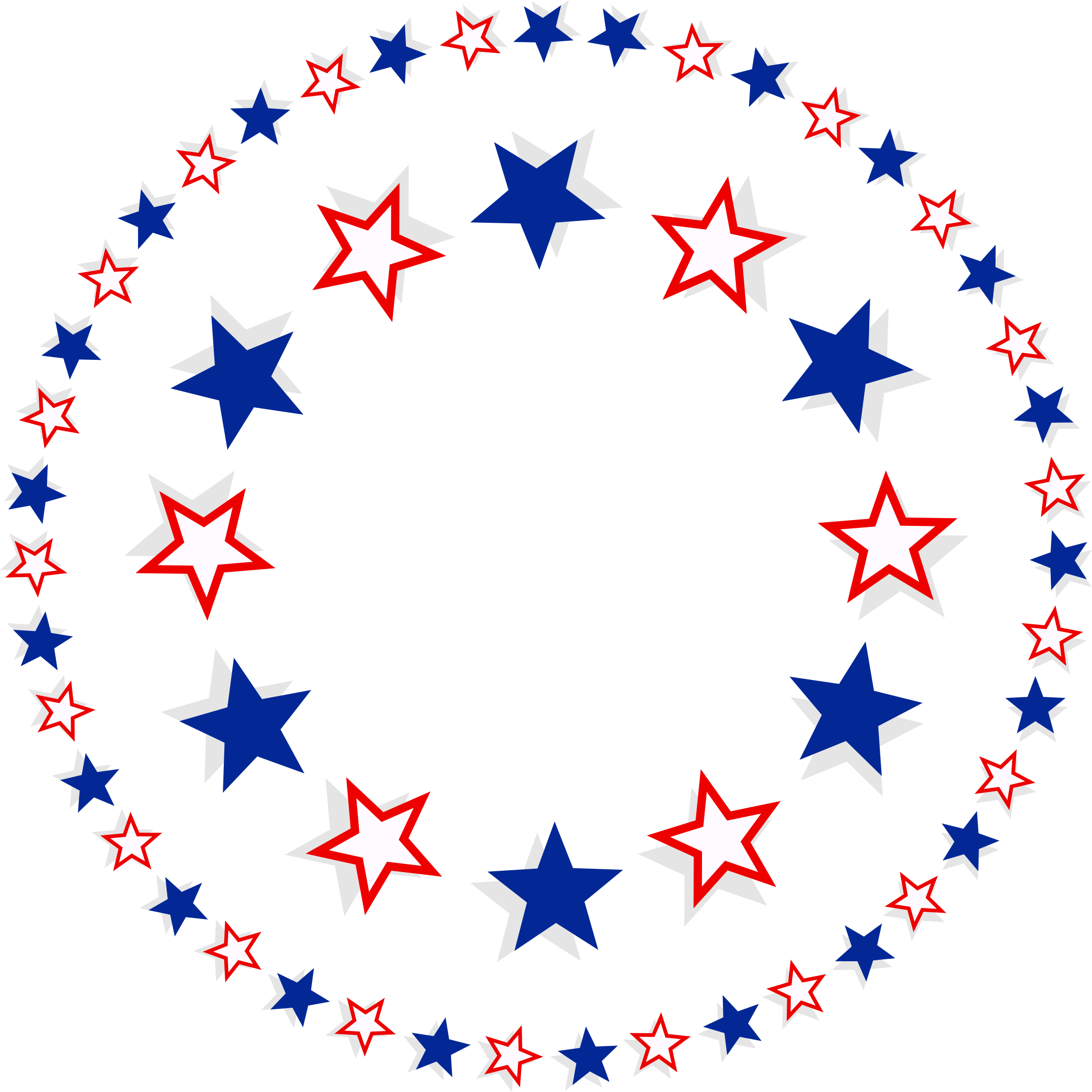 Clipart Patriotic Stars Free Download Png Clipart