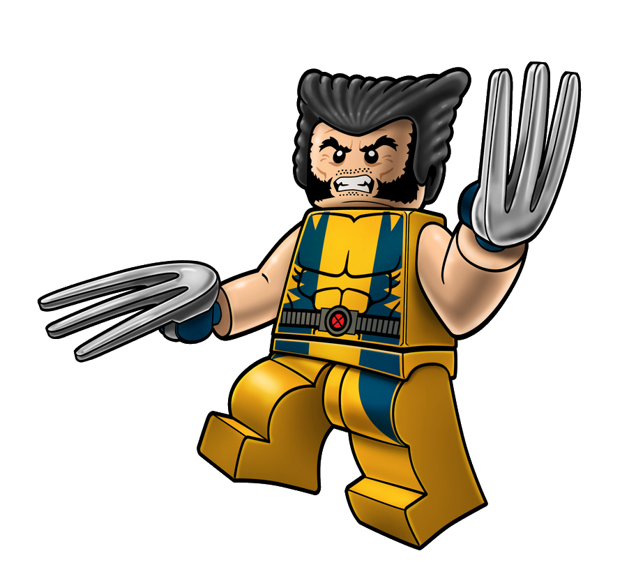 Captain Lego America Thor Wolverine Heroes Marvel Clipart
