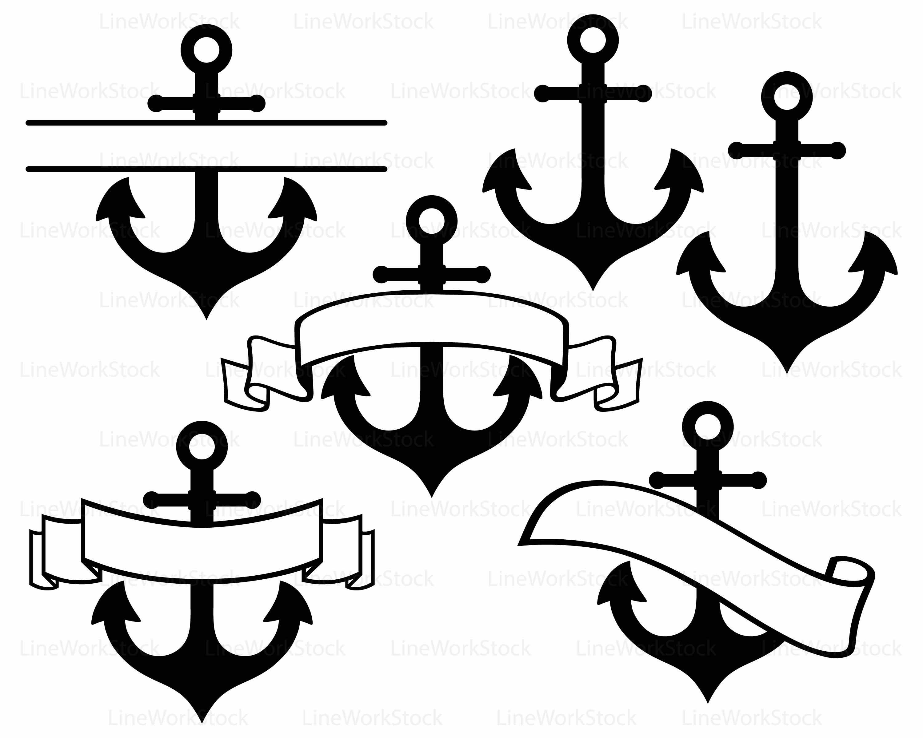 Anchor Svg Anchor Silhouette Download Png Clipart