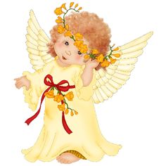 Cute Angel Baby Angels Cartoon Angels Clipart