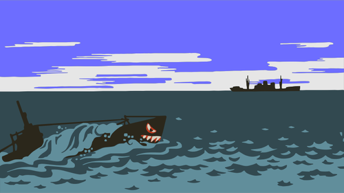 Lurking Submarine Clipart