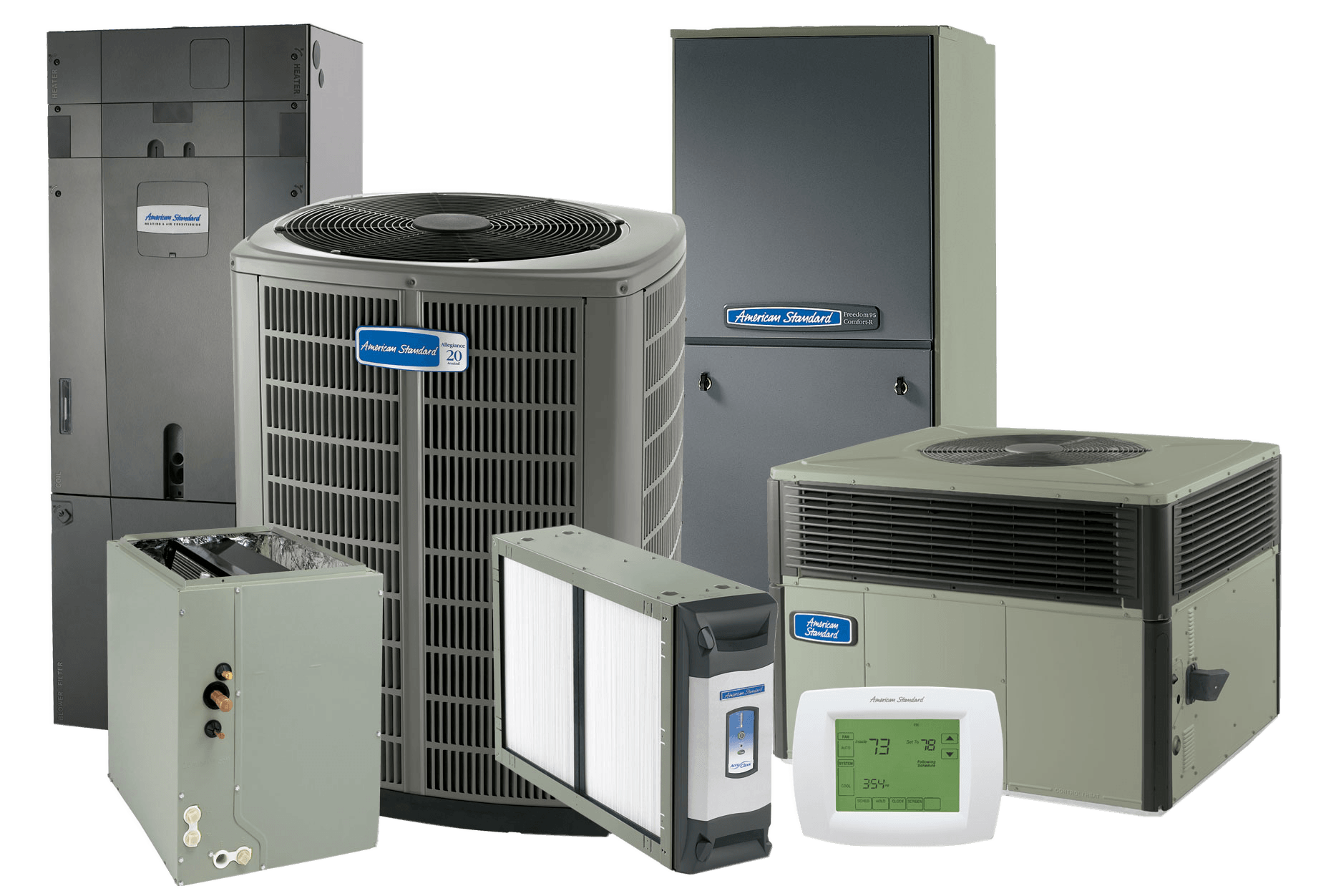 Hvac Air Plumbing American Conditioning Brands Conditioner Clipart