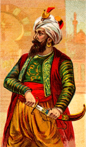 Ottoman Soldier Clipart