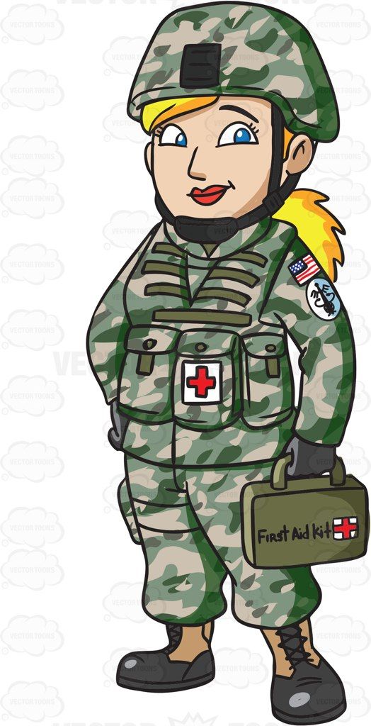 Army Medic And Cartoon On Image Png Clipart