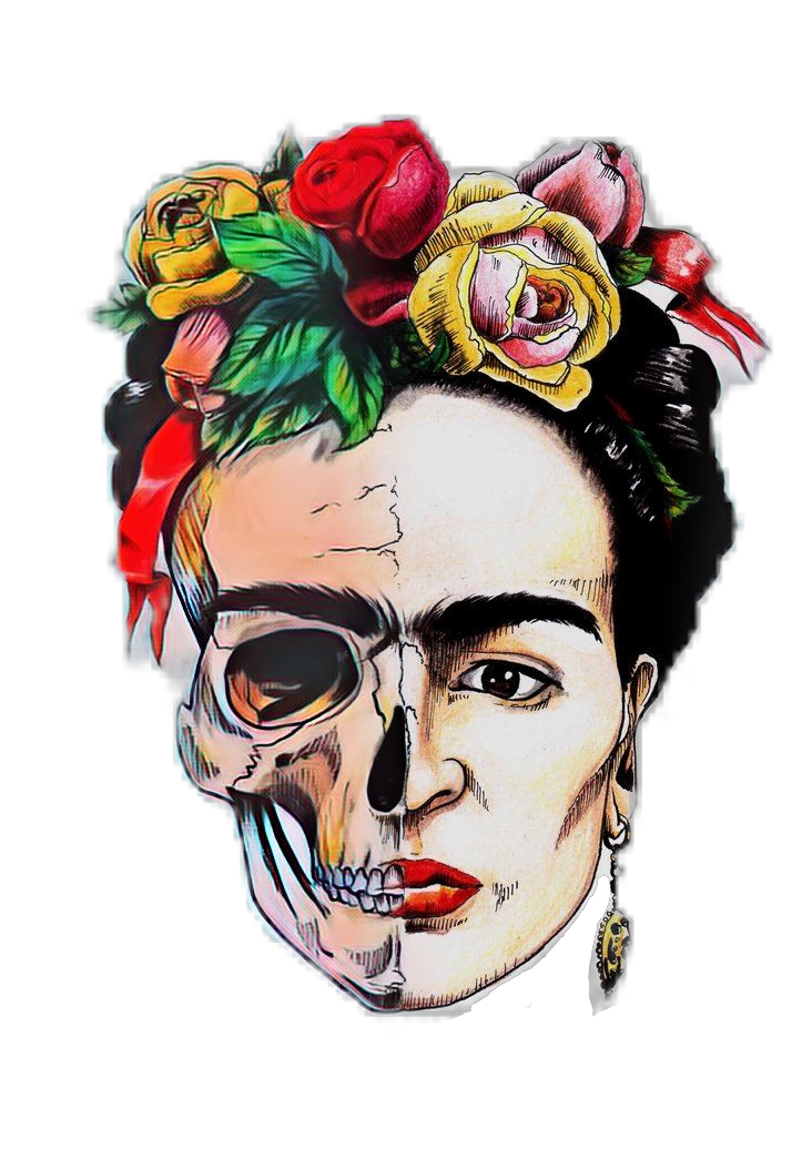 Frida Painting Calavera Artist Download HD PNG Clipart