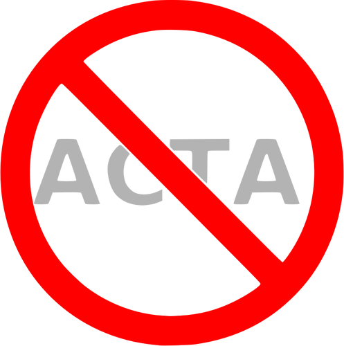 Stop Acta Now Sign Clip Art Clipart