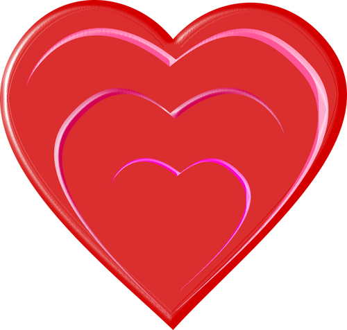 Of Glossy Heart Clipart