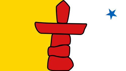 Flag Of Nunavut Clip Art Clipart