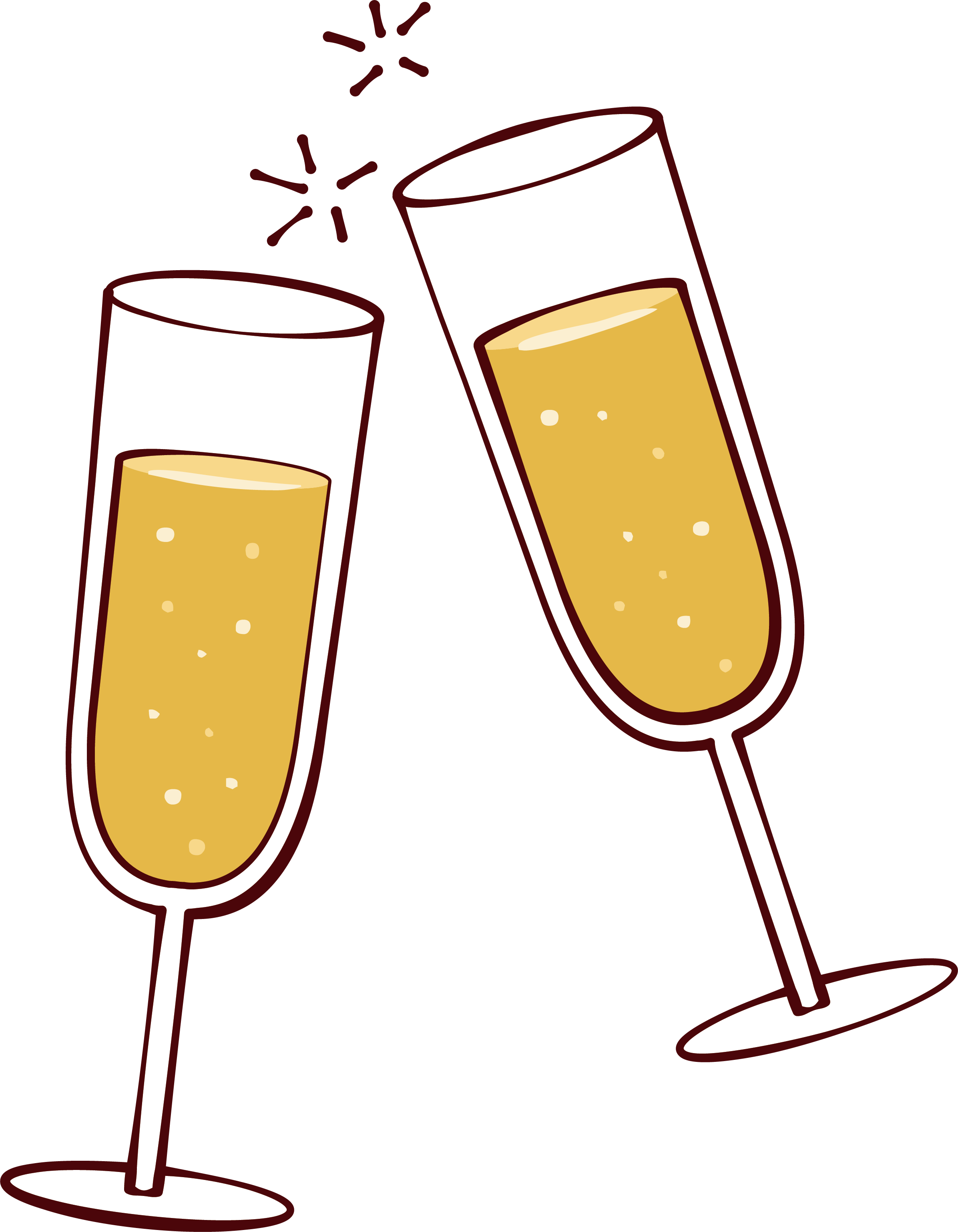 Glass Cheers! Party Wine Free HQ Image Clipart