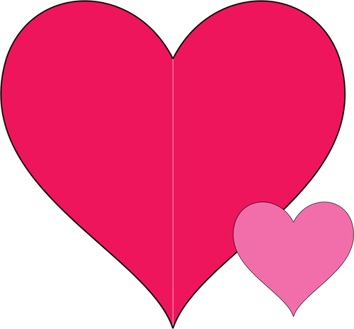 Double Hearts Clipart