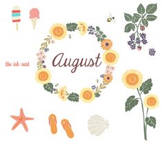 August On Hello August August Baby And Clipart