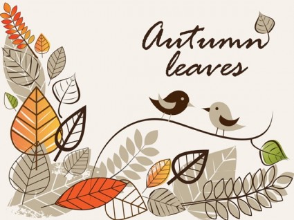 Autumn Illustrations 1 Vector In Encapsulated Clipart