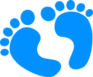 Blue Baby Feet At Vector Hd Photo Clipart