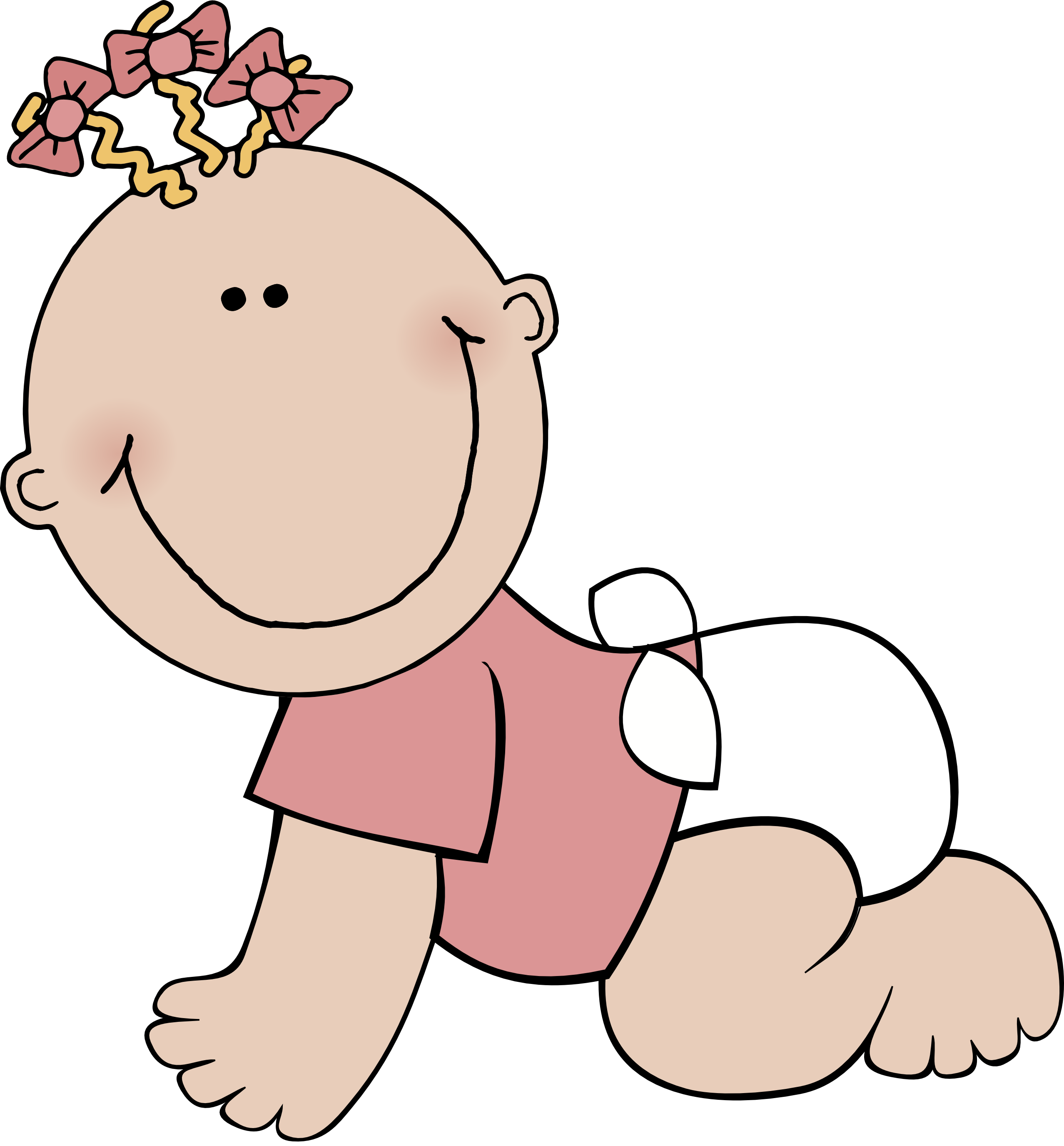Girl Baby Download On Clipart Clipart