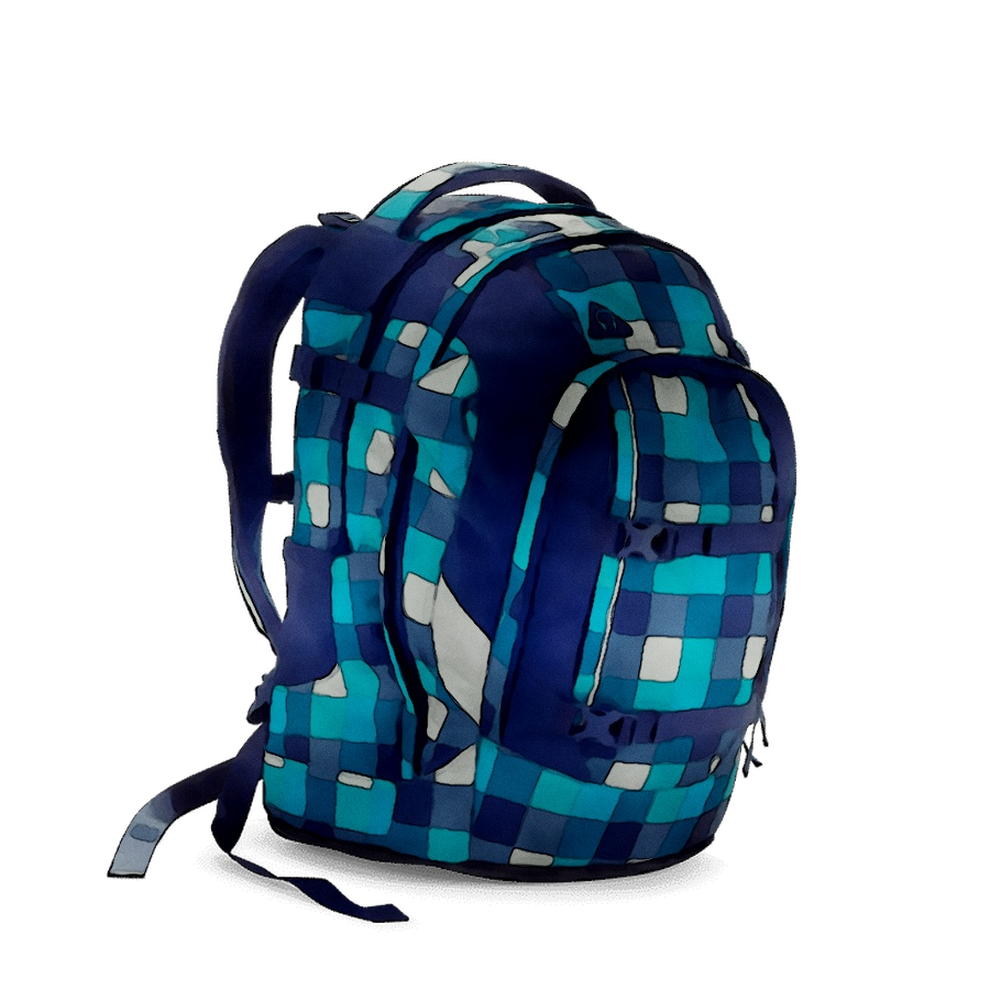 Blue Product Satch Backpack Cobalt Design Sleek Clipart