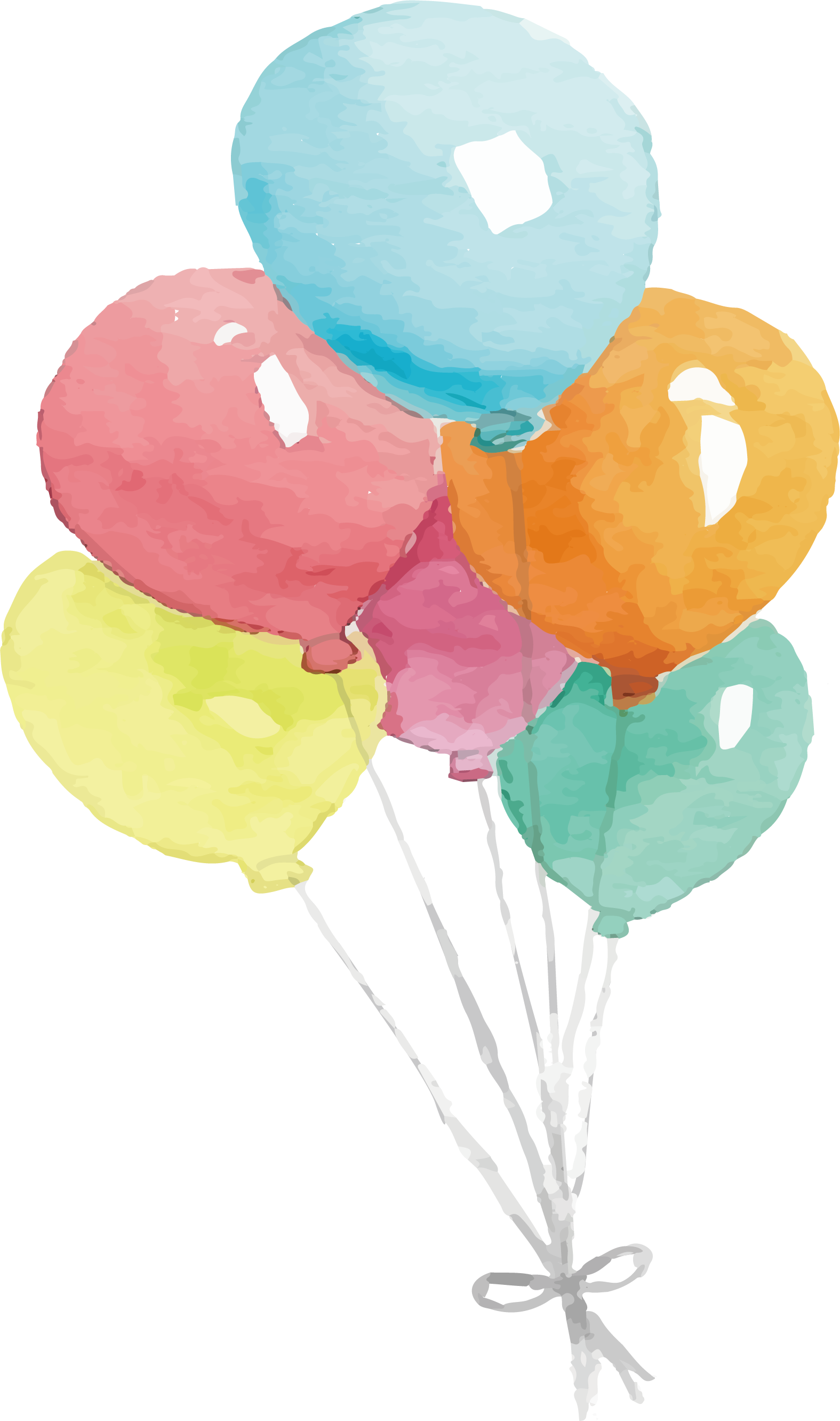 Download Watercolor Balloon Painting PNG Download Free Clipart PNG Free