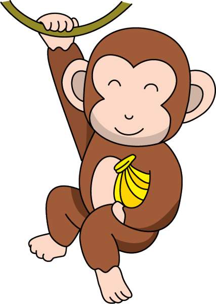 Monkey Banana Free Download Png Clipart