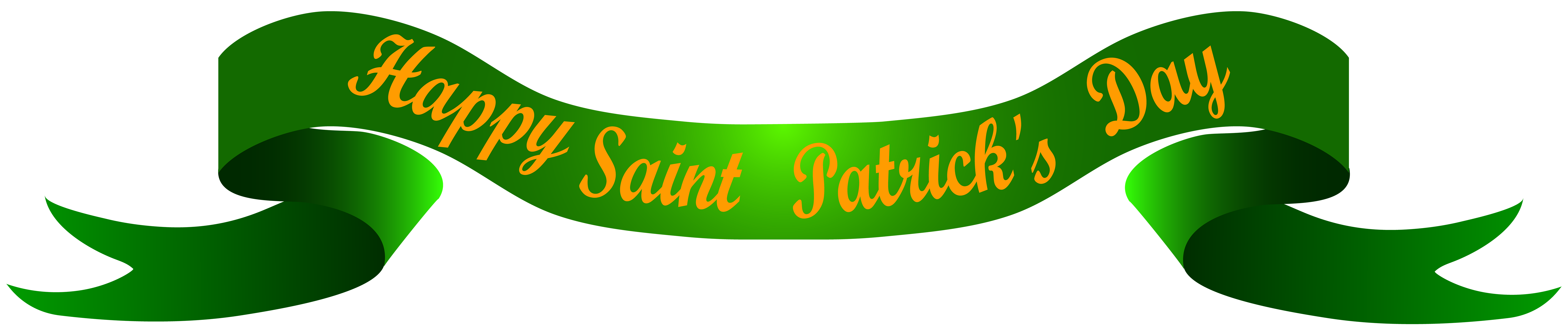 Patrick'S Saint Banner Transparent Day Happy Clipart