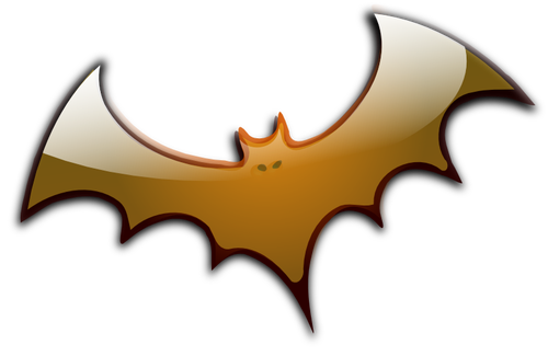 Brown Halloween Bat Clipart