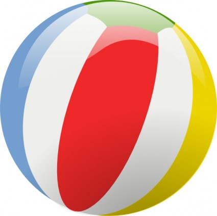 Beach Ball Vector For Download About Clipart