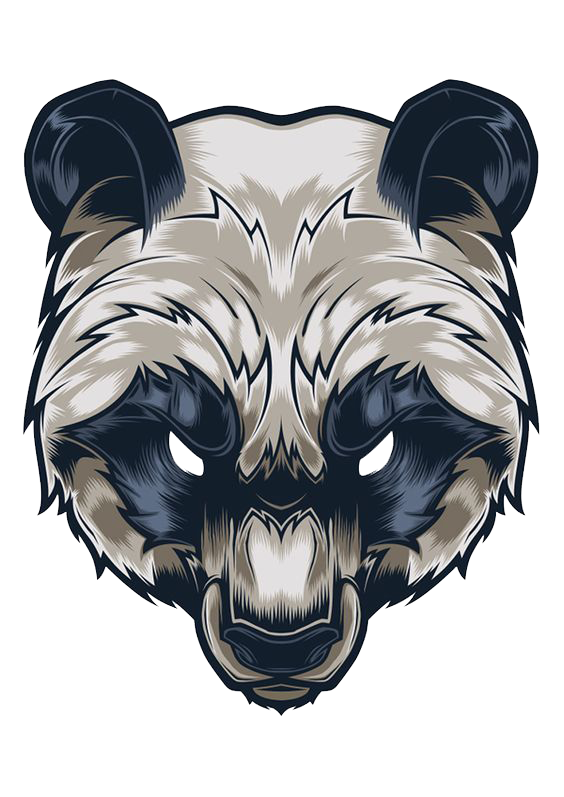 Tattoo Giant Illustration Drawing Bear White Creative Clipart