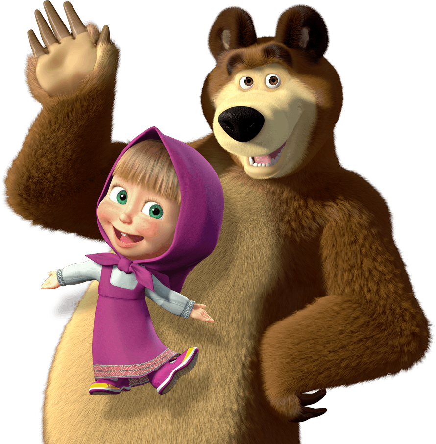 And The Animation Masha Bear Free Download PNG HD Clipart