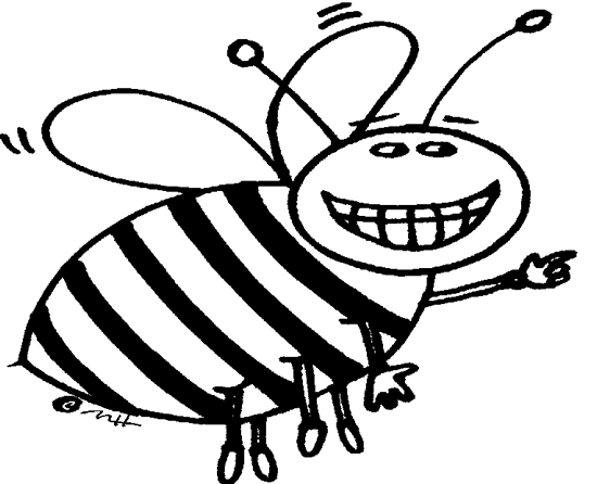 Big Happy Bee Gallery Png Image Clipart