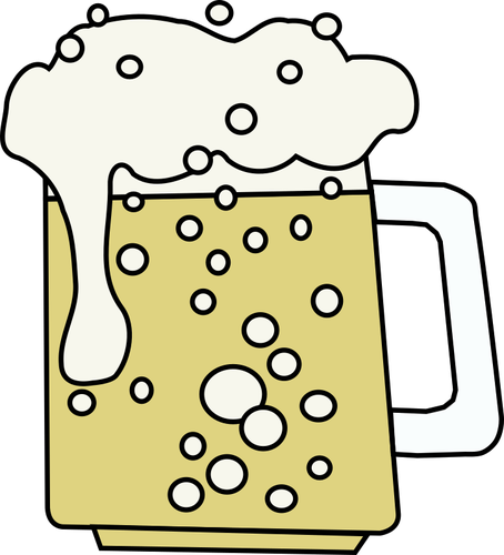 Refreshing Beer Clipart
