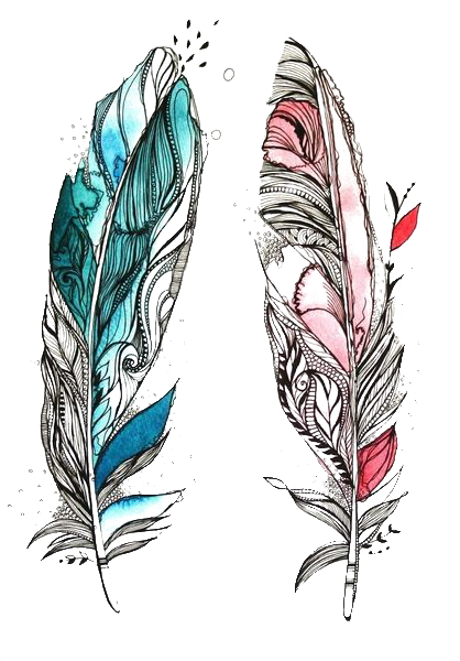 Tattoo Feather Bird Sketch Drawing Free Photo PNG Clipart