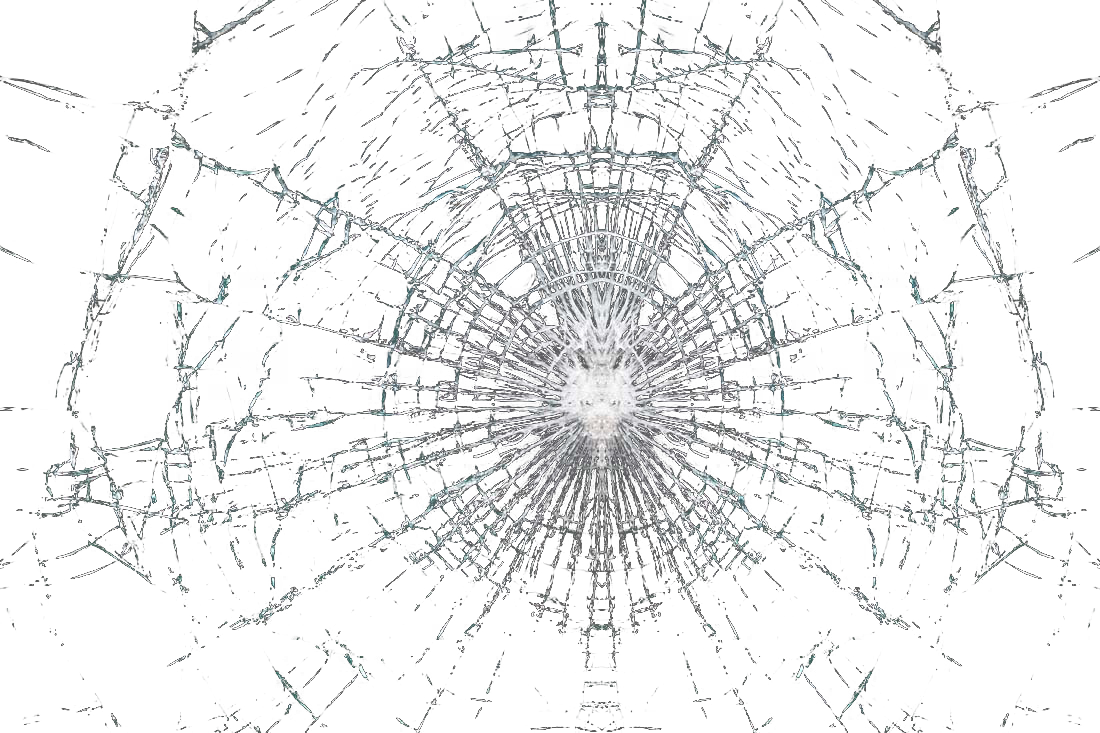 And Symmetry Pattern Glass Black Crack White Clipart