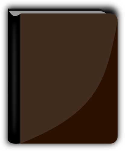 Shiny Brown Book Clipart