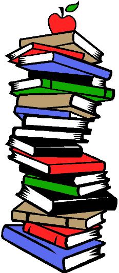 Clip Art Of School Books For You Clipart