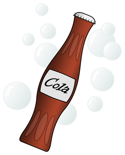 Of Small Soda Bottle Clipart
