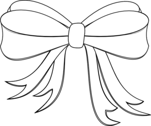 White Bow Png Image Clipart
