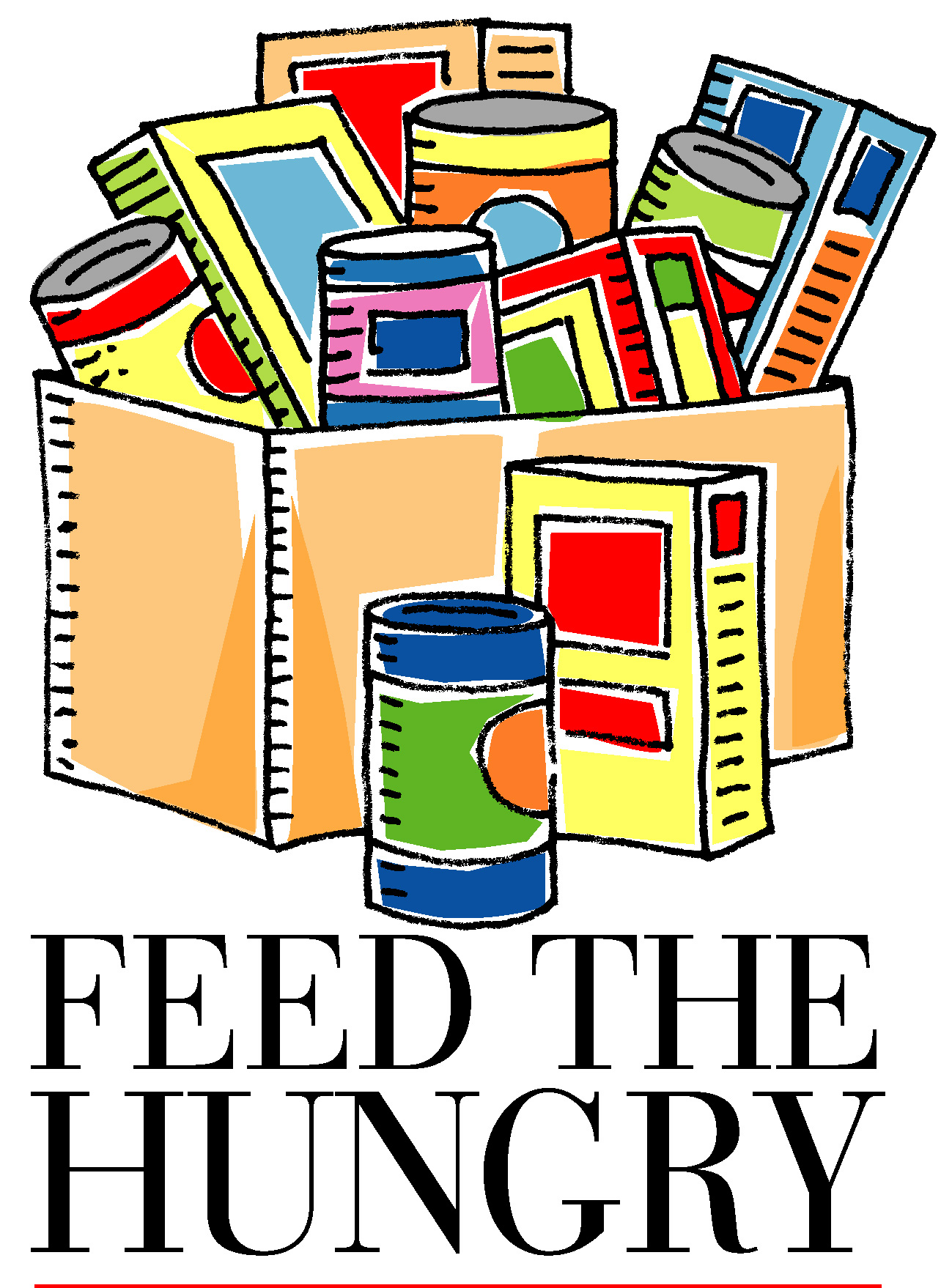 Free Food Volunteer To Bring Food Collection Clipart