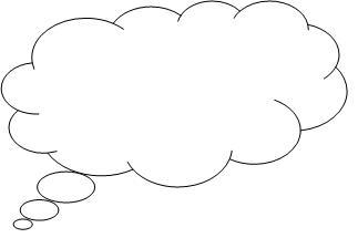 Person Thinking With Thought Bubble Image Png Clipart