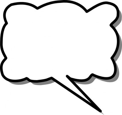 Thought Bubble Word Bubble Thought Vector For Clipart