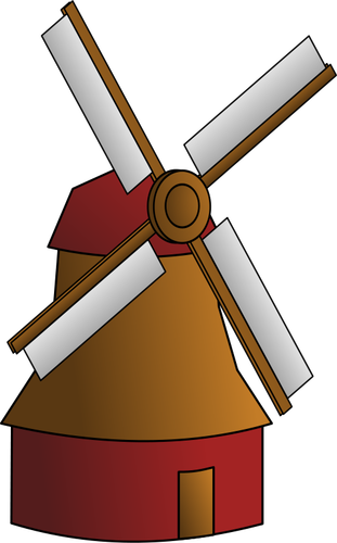 Of A Windmill Clipart