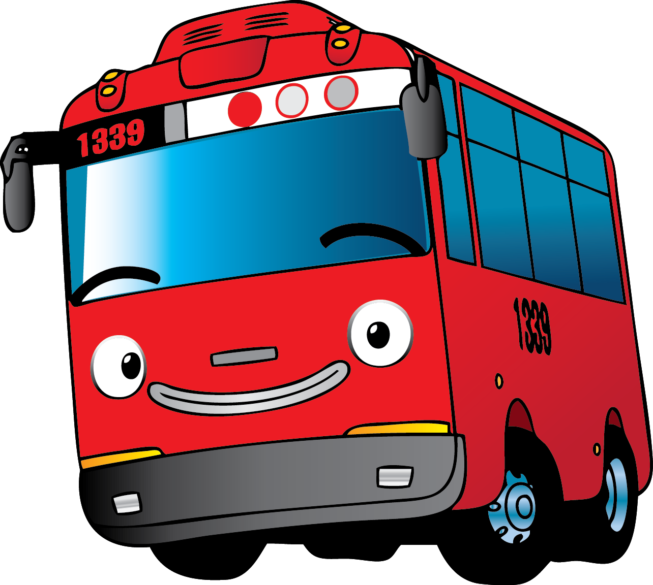 Tayo Bus Vehicle Mode Motor Of Transport Clipart