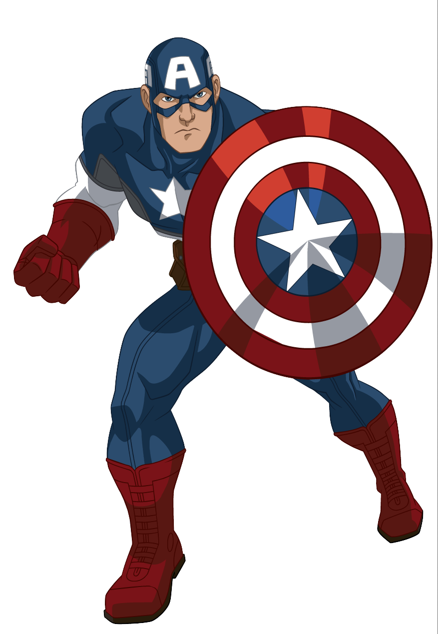 America Hulk Thor Iron Captain Cartoon Man Clipart