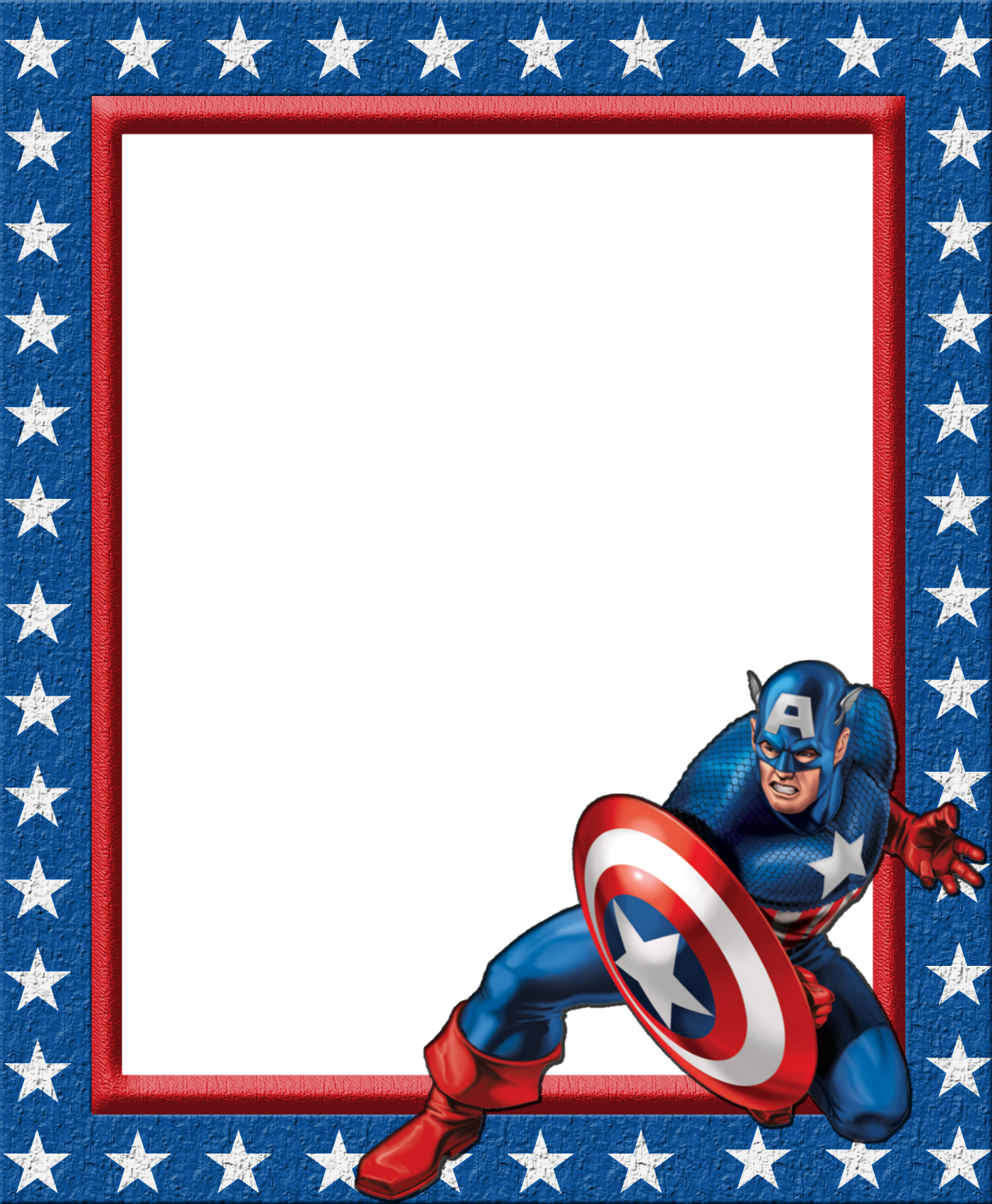 Picture America Superhero Clip Spider-Man Thor Frames Clipart