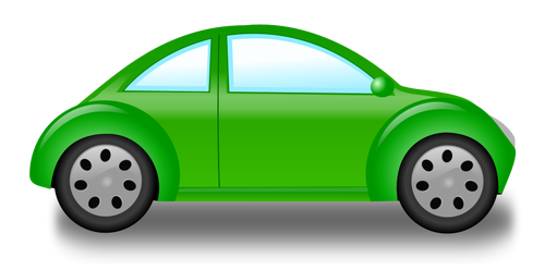 Small Green Car Clipart