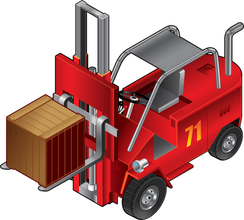 Forklift Truck Clipart