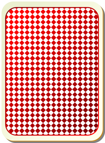 Grid Red Playing Card Clipart