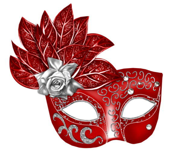 Masquerade Ball Mask Red Carnival PNG Download Free Clipart