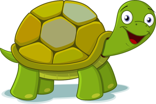 Cartoon Image Of A Turtle Clipart