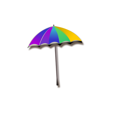 Of Rainbow Umbrella Clipart